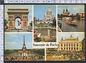 N604 SOUVENIR DE PARIS Viaggiata